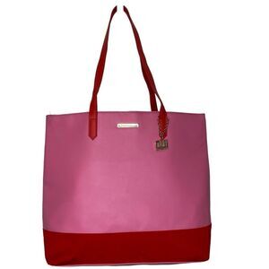 NWOT Juicy Couture Just Say Oui Tote Bag Bubblegum Pink and Red
